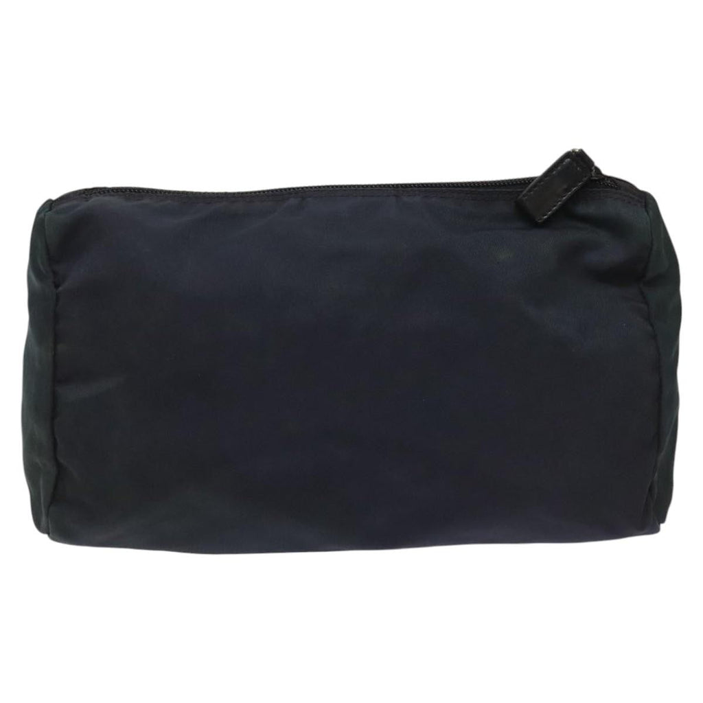 Prada Vintage Pouch Tessuto Navy Nylon Clutche & Pouche Bag (Pre-Owned)