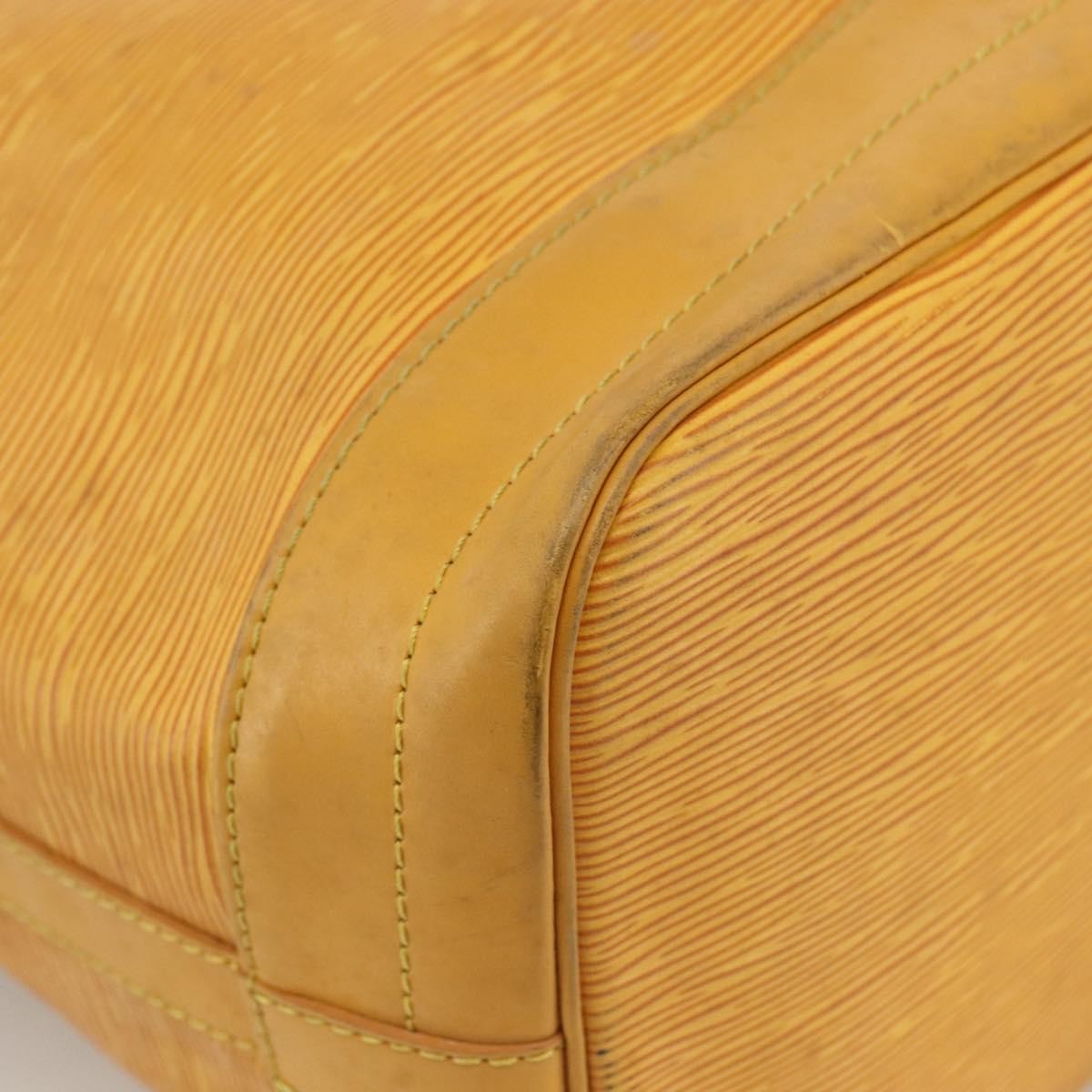 Louis Vuitton Noe Handbag Epi Leather Yellow Leather Shoulder Bag Bag (Pre-Owned)