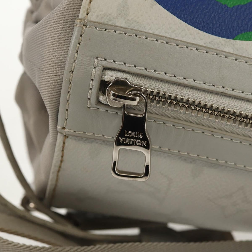 Louis Vuitton Chalk Sling Bag Limited Edition Logo Story Monogram Canvas White Canvas Shoulder Bag Bag (Pre-Owned)