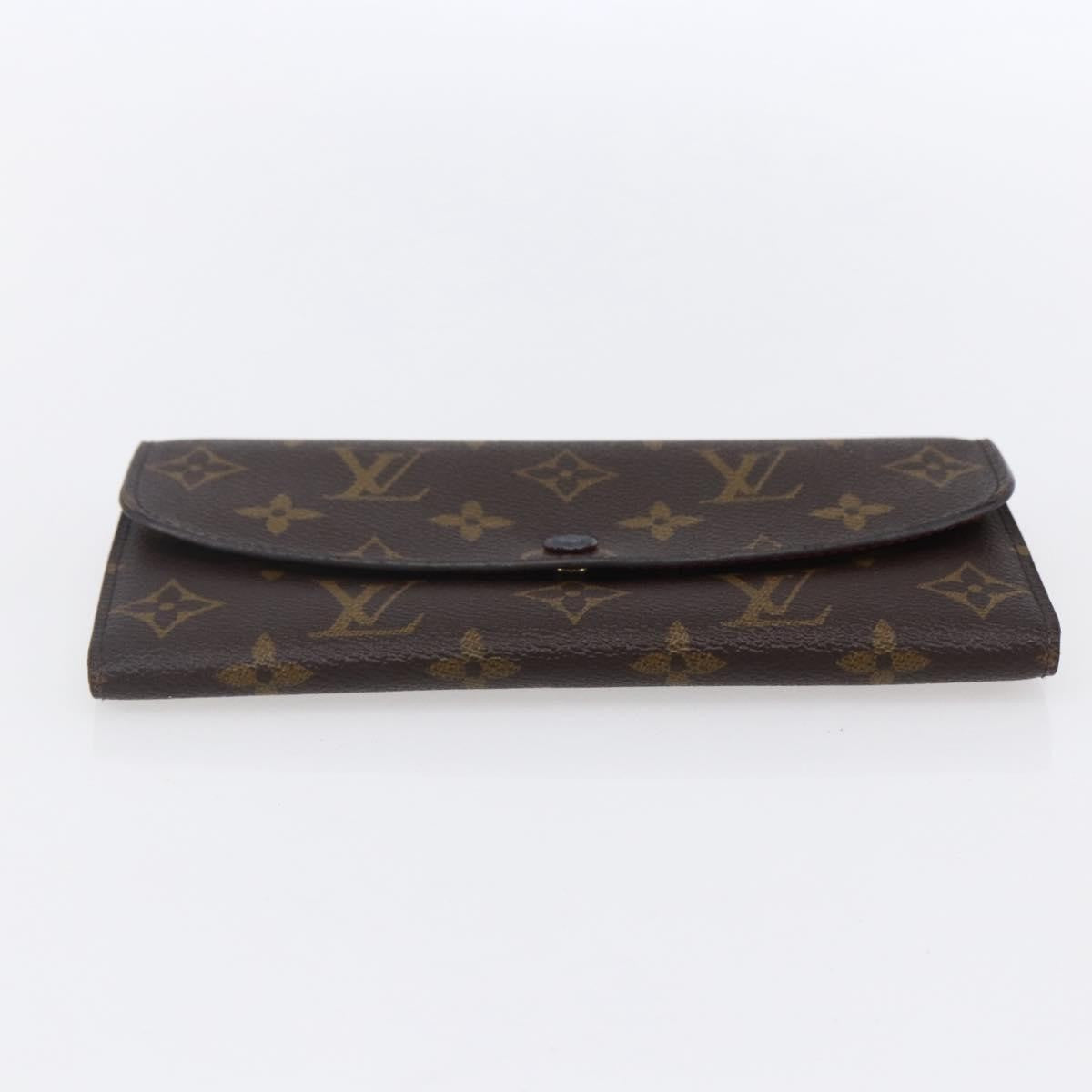 Louis Vuitton Emilie Wallet Monogram Canvas Brown Canvas Wallets Accessory (Pre-Owned)