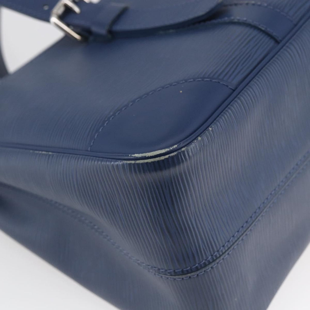 Louis Vuitton Segur Handbag Epi Leather Blue Leather Handbag (Pre-Owned)