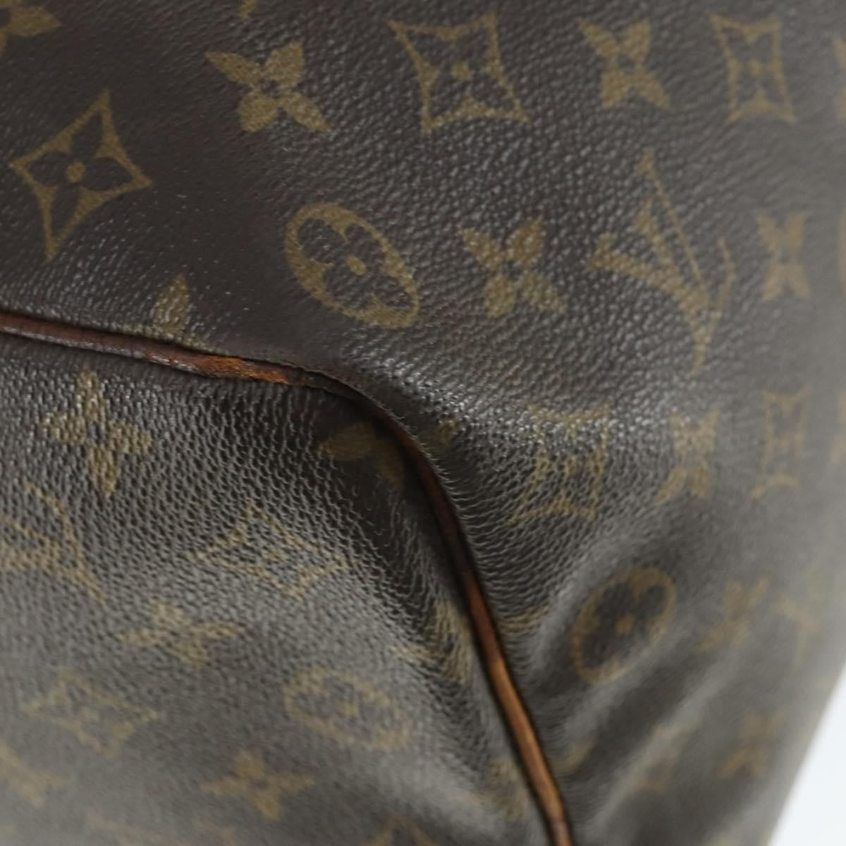 Louis Vuitton Keepall Bag Monogram Canvas Brown Canvas Travel Bag Bag (Pre-Owned)