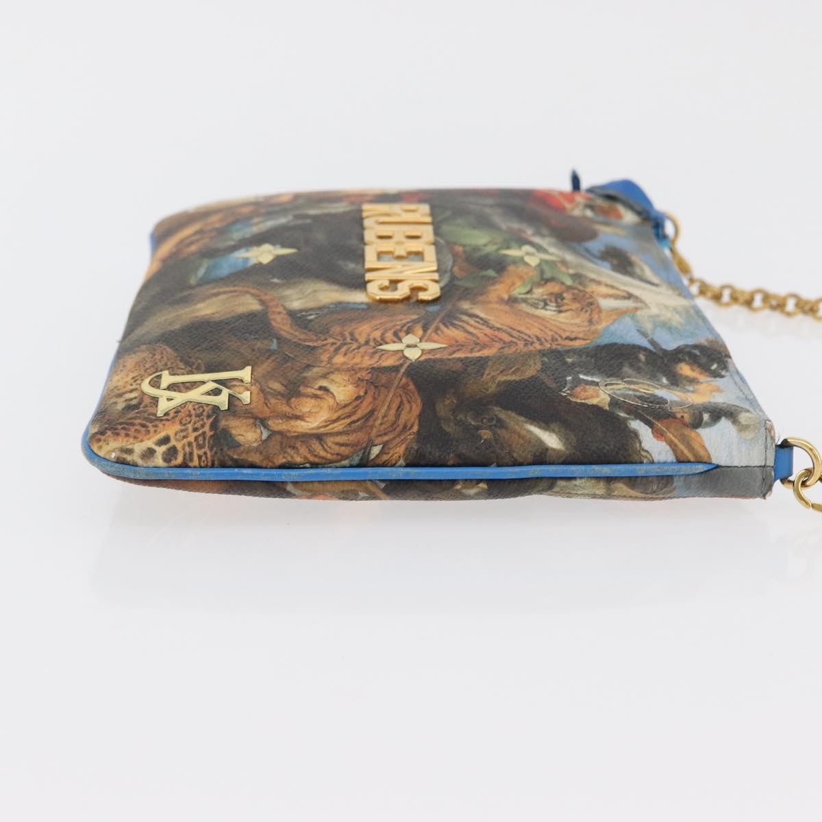Louis Vuitton Pochette Clutch Limited Edition Jeff Koons Monet Print Canvas Multicolour Canvas Clutche & Pouche Bag (Pre-Owned)