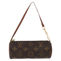 Louis Vuitton Papillon Pochette Monogram Canvas Brown Canvas Clutche & Pouche Bag (Pre-Owned)