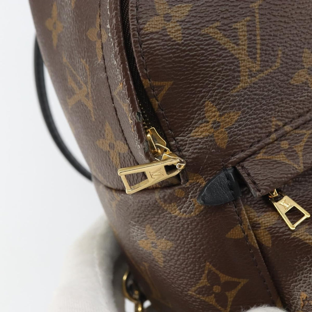 Louis Vuitton Palm Springs Backpack Monogram Canvas Brown Canvas Backpack Bag (Pre-Owned)