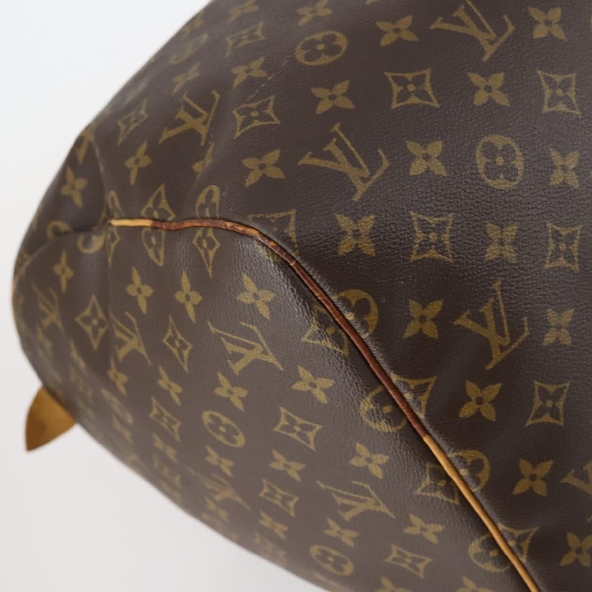 Louis Vuitton Keepall Bag Monogram Canvas Brown Canvas Travel Bag Bag (Pre-Owned)