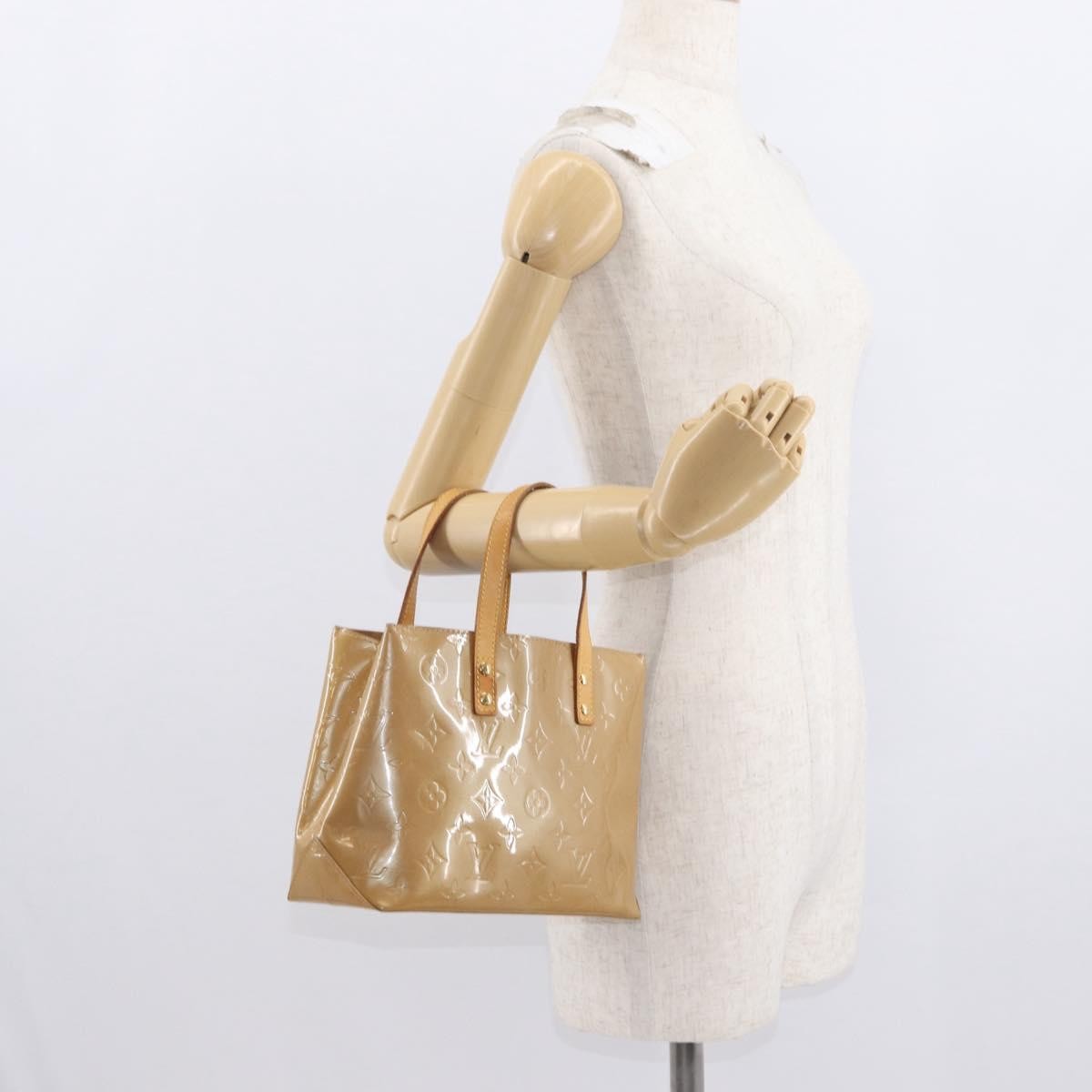 Louis Vuitton Reade Handbag Monogram Vernis Brown Patent_Leather Tote Bag Bag (Pre-Owned)