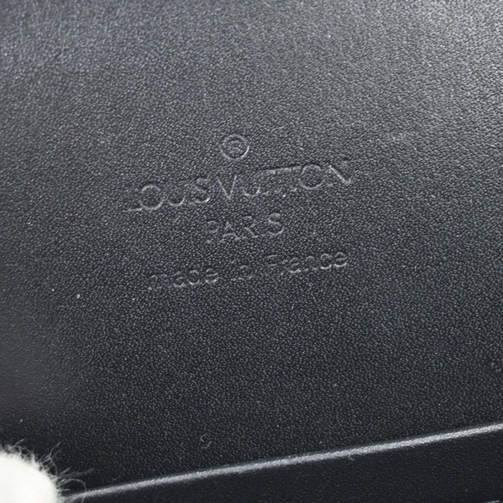 Louis Vuitton Saint Ange Handbag Monogram Satin Black Satin Handbag (Pre-Owned)