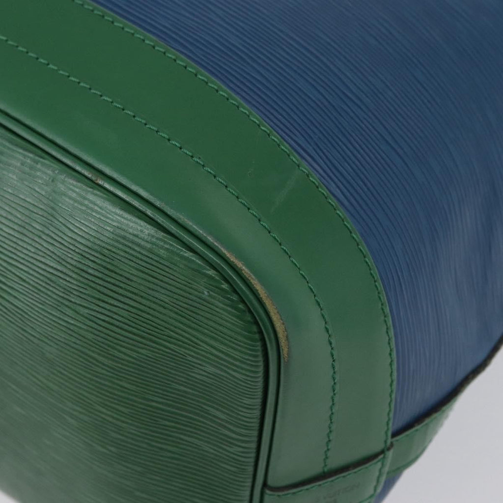 Louis Vuitton Bicolor Noe Handbag Epi Leather Blue Leather Shoulder Bag Bag (Pre-Owned)