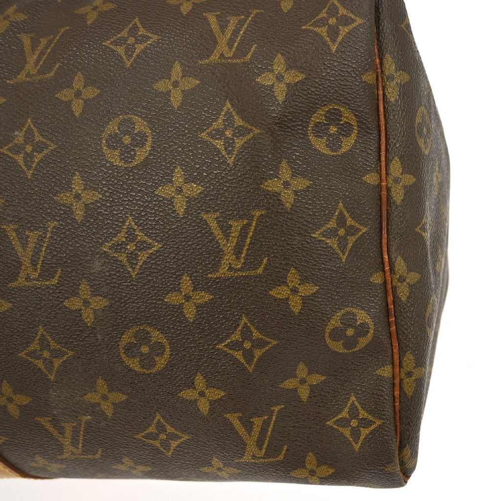 Louis Vuitton Keepall Bag Monogram Canvas Brown Canvas Travel Bag Bag (Pre-Owned)