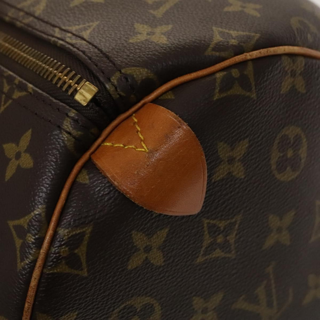 Louis Vuitton Keepall Bag Monogram Canvas Brown Canvas Travel Bag Bag (Pre-Owned)