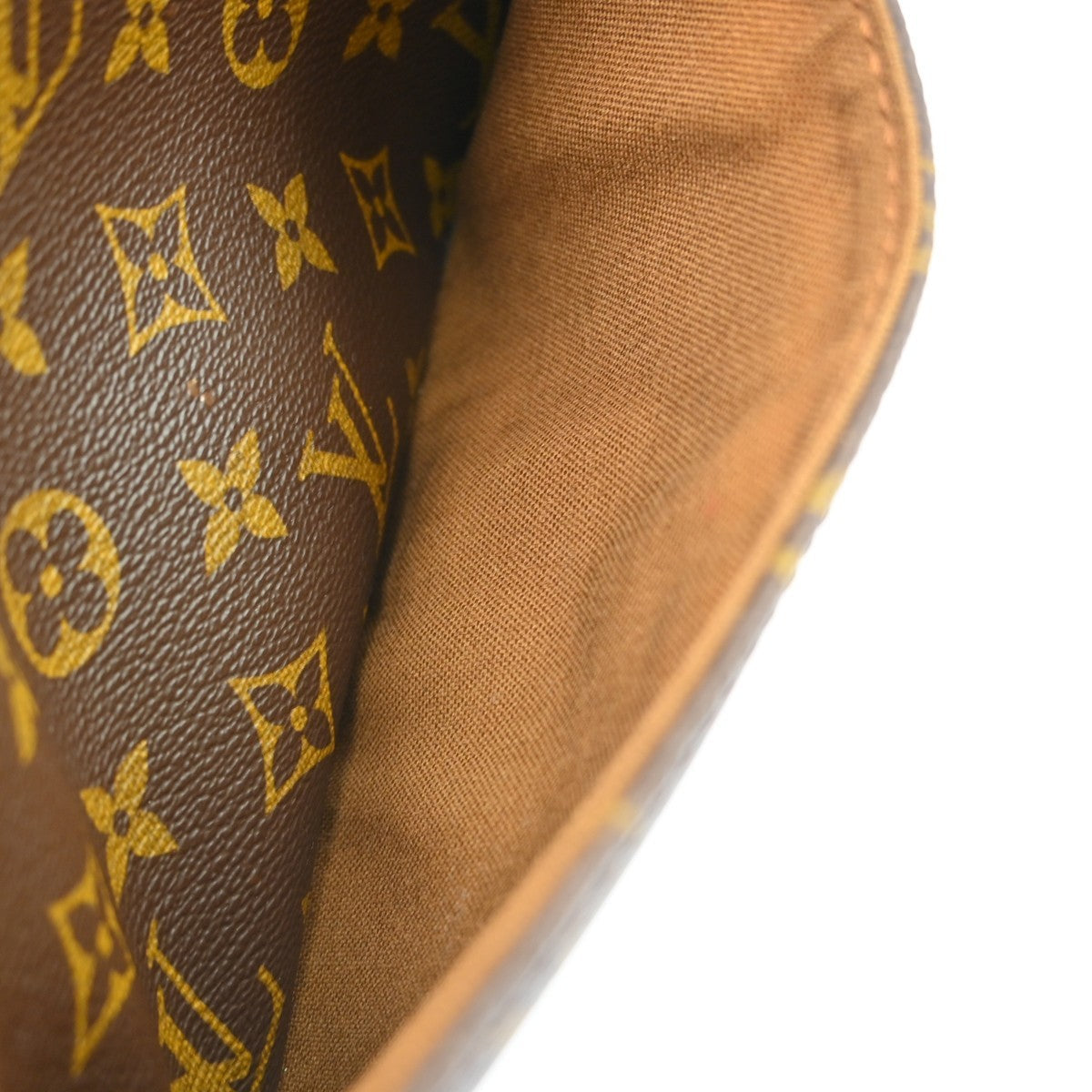 Louis Vuitton Sologne Handbag Monogram Canvas Brown Canvas Shoulder Bag Bag (Pre-Owned)