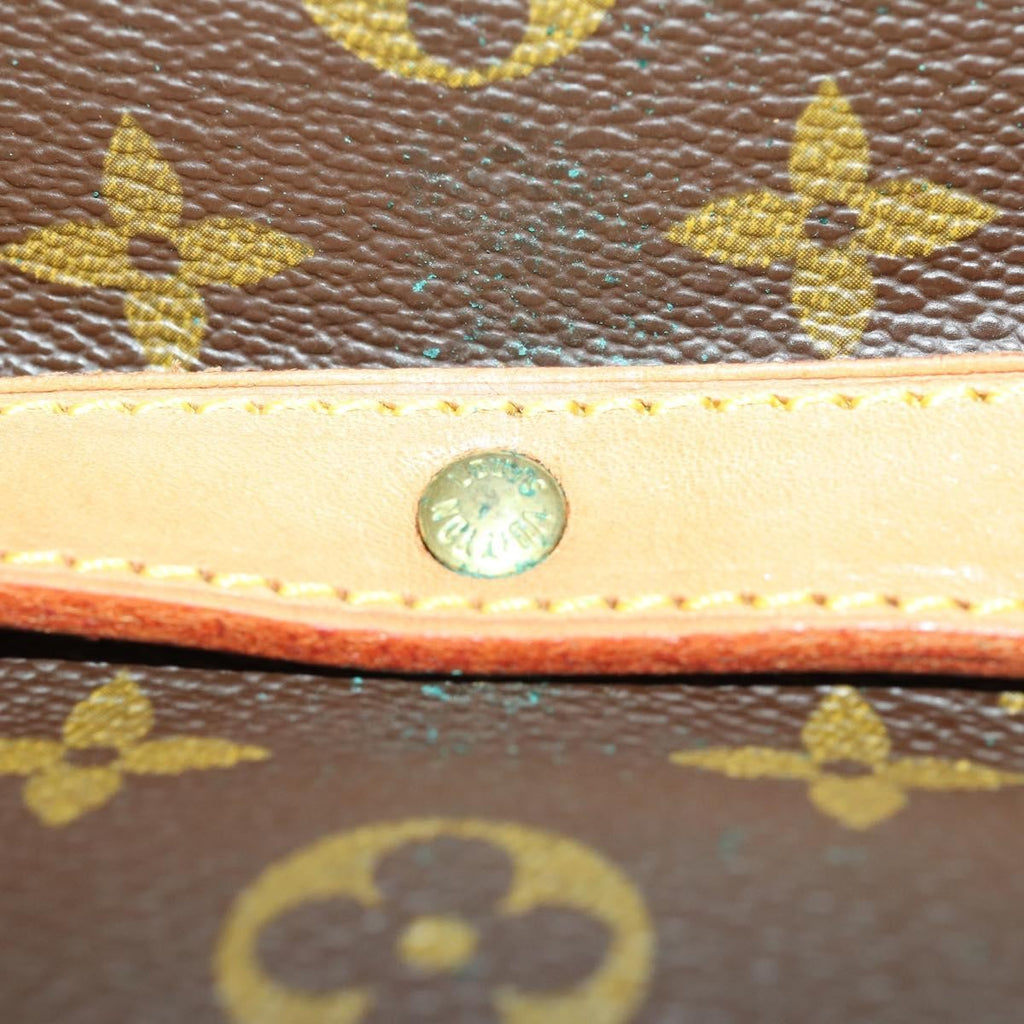 Louis Vuitton Saumur Handbag Monogram Canvas Brown Canvas Shoulder Bag Bag (Pre-Owned)