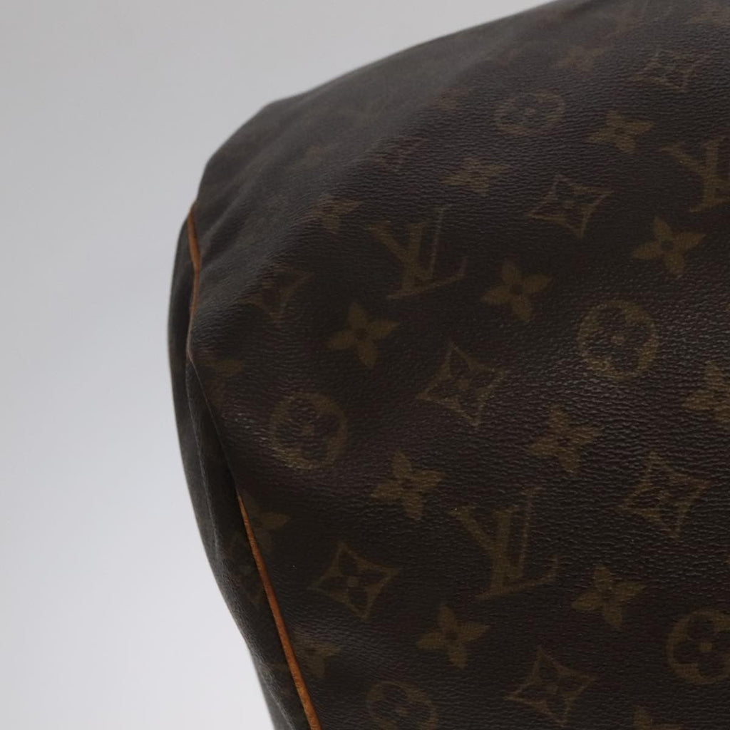 Louis Vuitton Keepall Bag Monogram Canvas Brown Canvas Travel Bag Bag (Pre-Owned)