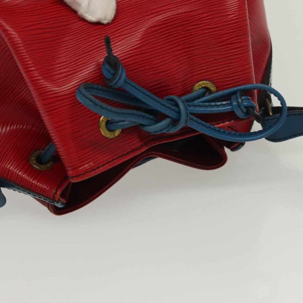 Louis Vuitton Petit Noe Handbag Epi Leather Red Leather Shoulder Bag Bag (Pre-Owned)