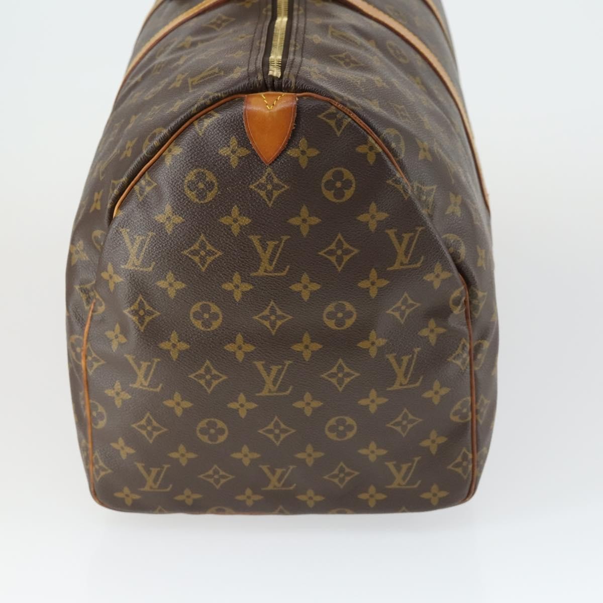 Louis Vuitton Keepall Bag Monogram Canvas Brown Canvas Travel Bag Bag (Pre-Owned)