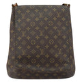 Louis Vuitton Musette Salsa Handbag Monogram Canvas Brown Canvas Shoulder Bag Bag (Pre-Owned)