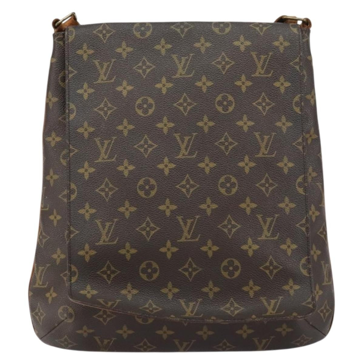 Louis Vuitton Musette Salsa Handbag Monogram Canvas Brown Canvas Shoulder Bag Bag (Pre-Owned)