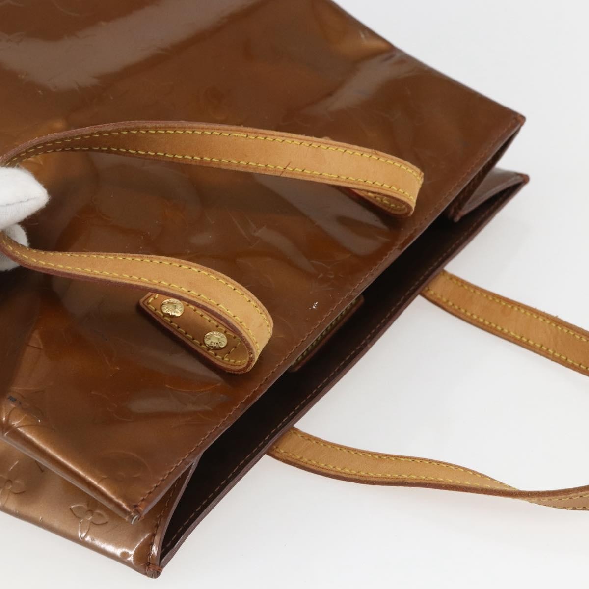 Louis Vuitton Reade Handbag Monogram Vernis Brown Patent_Leather Handbag (Pre-Owned)