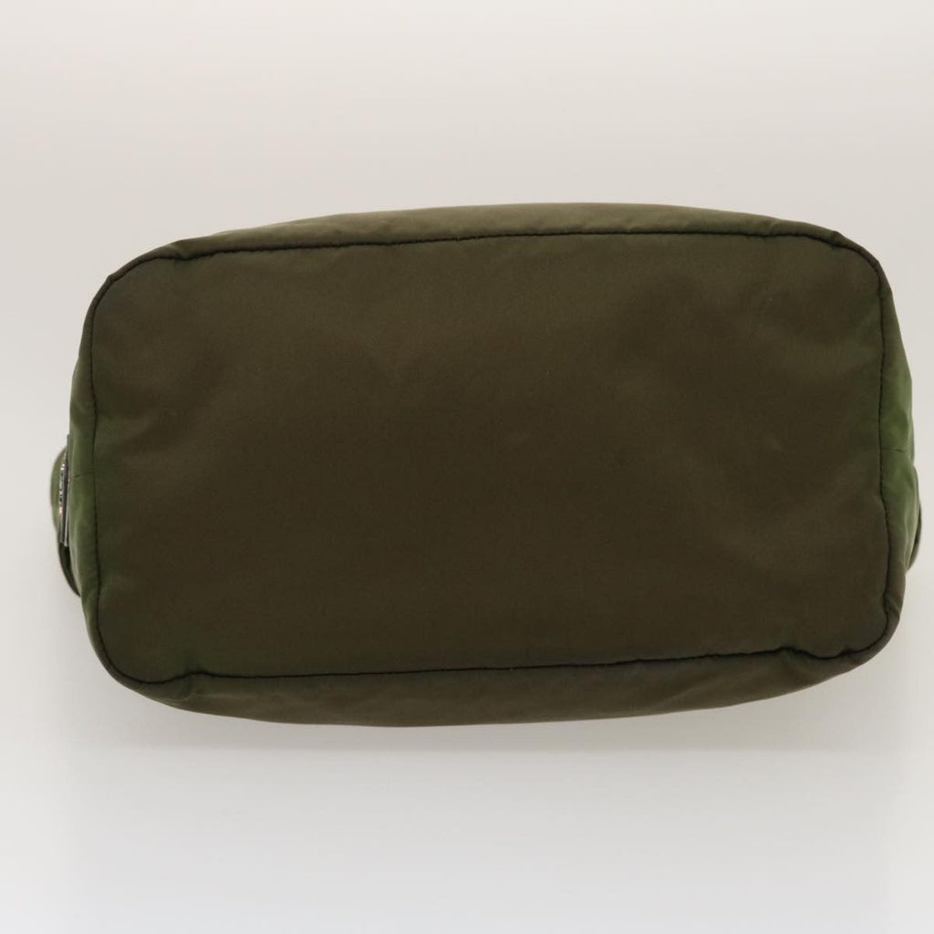 Prada Convertible Double Tote Tessuto Khaki Nylon Tote Bag Bag (Pre-Owned)