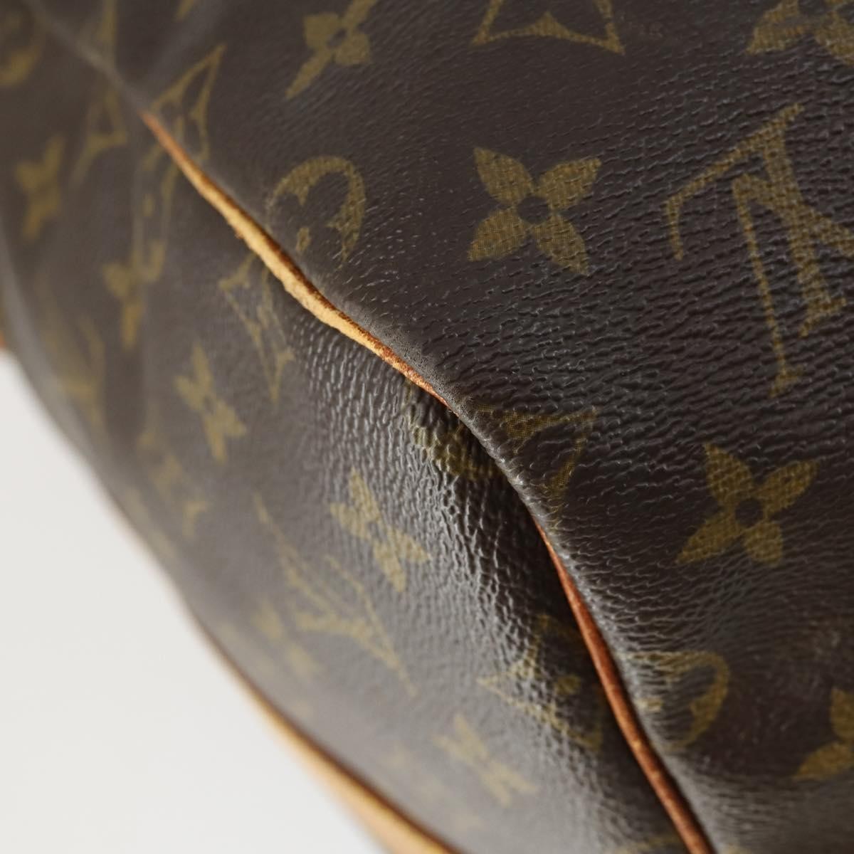 Louis Vuitton Keepall Bandouliere Bag Monogram Canvas Brown Canvas Travel Bag Bag (Pre-Owned)