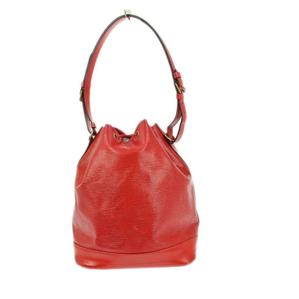 Louis Vuitton Noe Handbag Epi Leather Red Leather Shoulder Bag Bag (Pre-Owned)