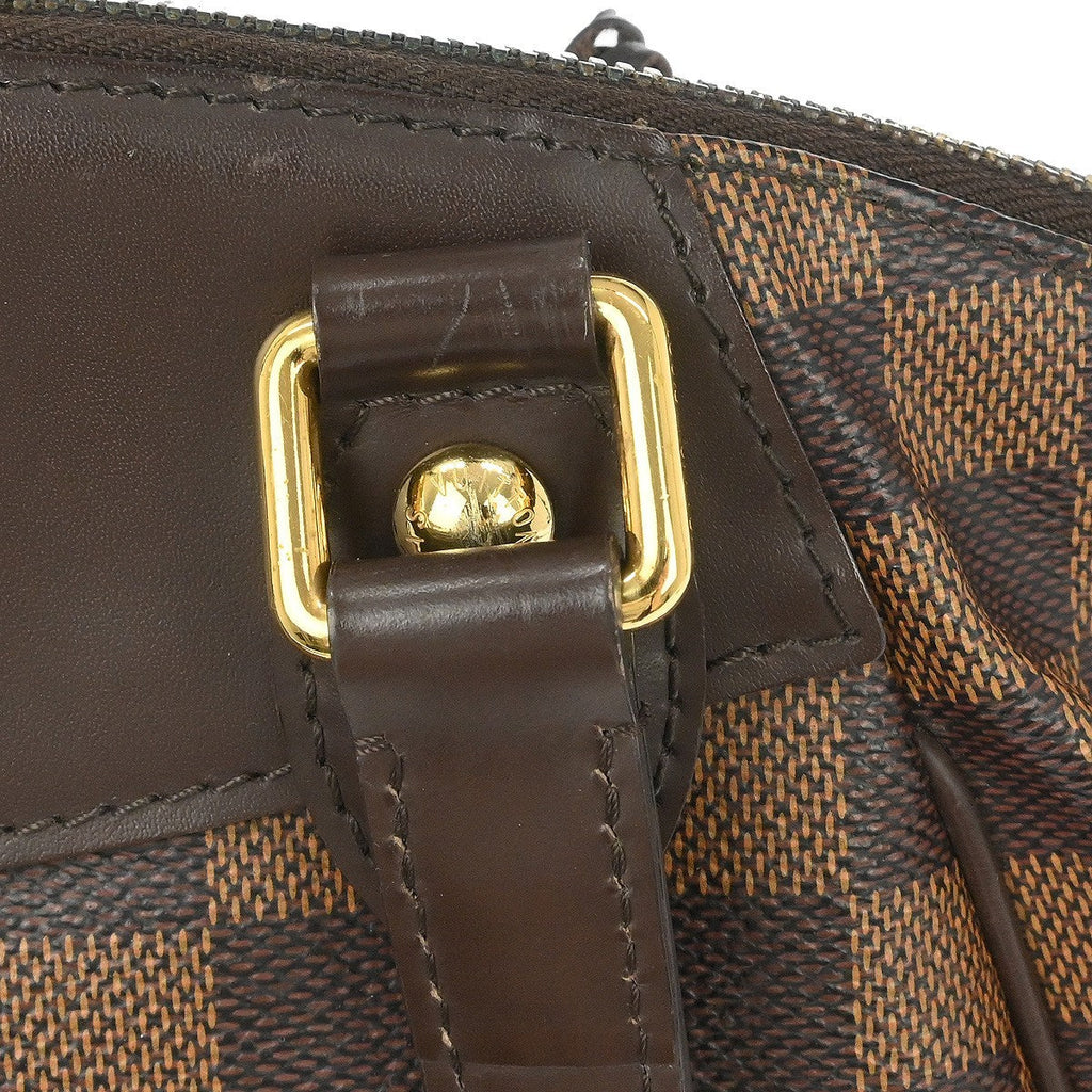 Louis Vuitton Verona Handbag Damier Brown Canvas Handbag (Pre-Owned)