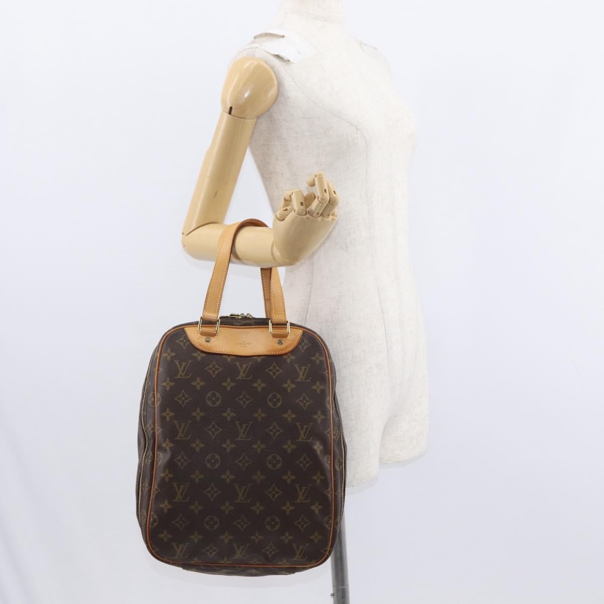Louis Vuitton Excursion Handbag Monogram Canvas Brown Canvas Handbag (Pre-Owned)