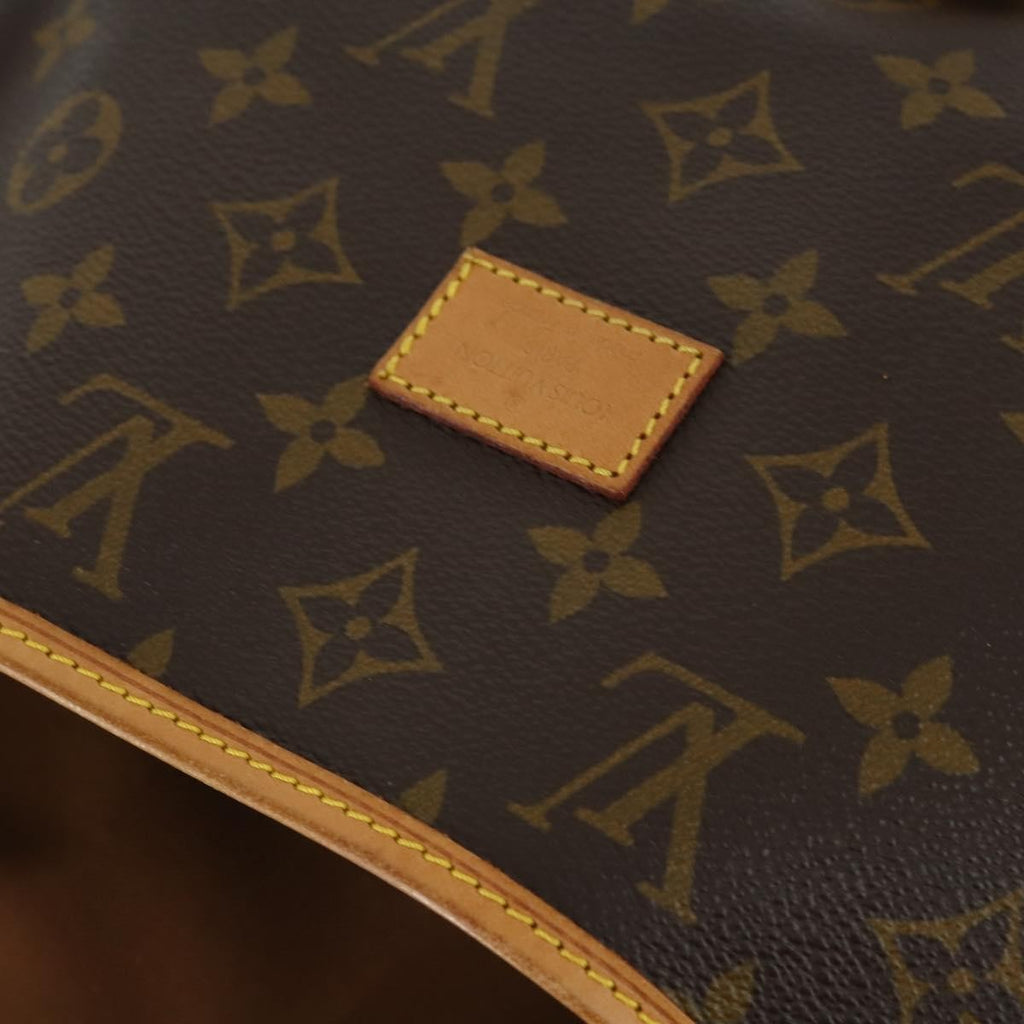 Louis Vuitton Saumur Handbag Monogram Canvas Brown Canvas Shoulder Bag Bag (Pre-Owned)