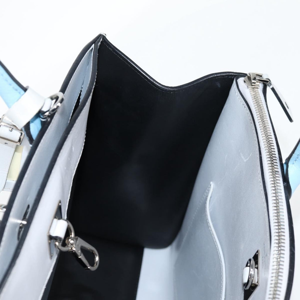 Louis Vuitton City Steamer Handbag Leather Black Leather Handbag (Pre-Owned)