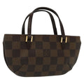 Louis Vuitton Manosque Pochette Damier Brown Canvas Clutche & Pouche Bag (Pre-Owned)