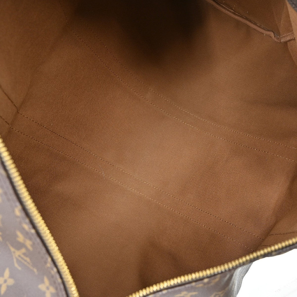 Louis Vuitton Keepall Bandouliere Bag Monogram Canvas Brown Canvas Travel Bag Bag (Pre-Owned)