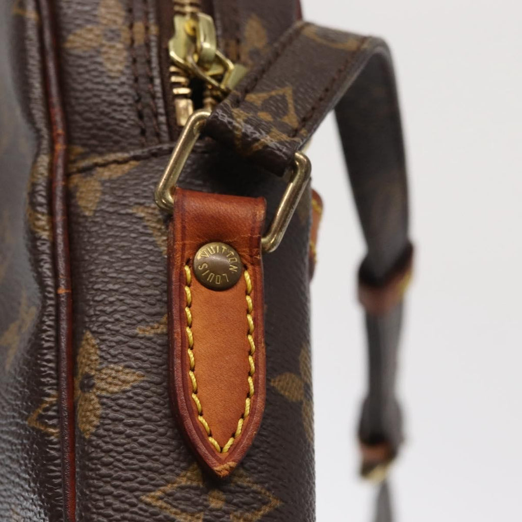 Louis Vuitton Danube Handbag Monogram Canvas Brown Canvas Shoulder Bag Bag (Pre-Owned)