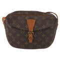 Louis Vuitton Jeune Fille Handbag Monogram Canvas Brown Canvas Shoulder Bag Bag (Pre-Owned)