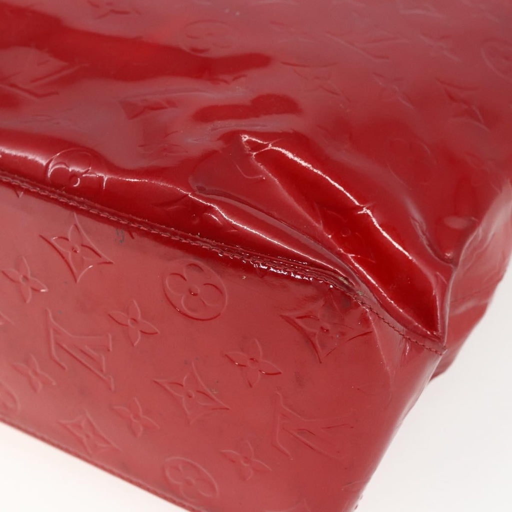Louis Vuitton Reade Handbag Monogram Vernis Red Patent_Leather Handbag (Pre-Owned)