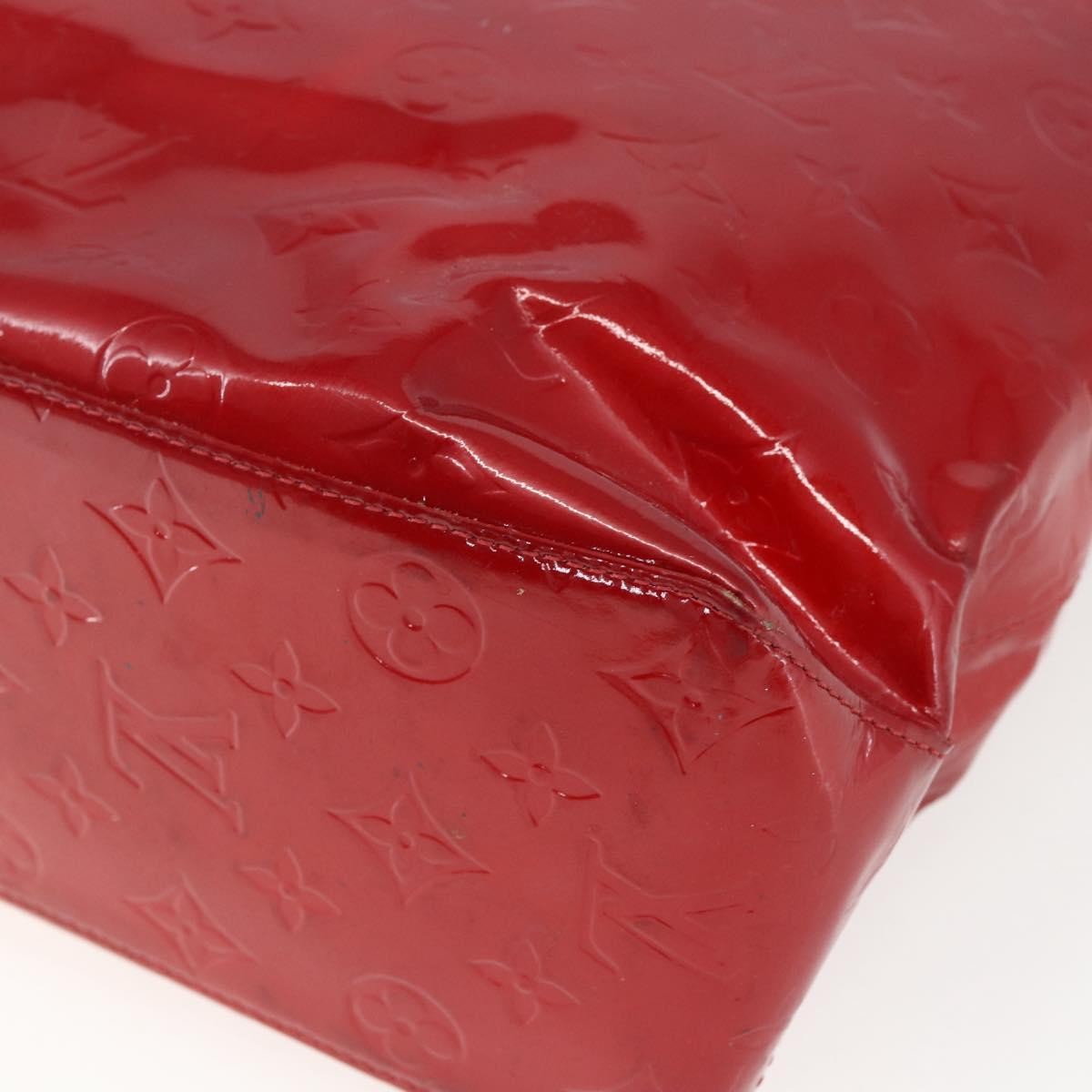 Louis Vuitton Reade Handbag Monogram Vernis Red Patent_Leather Handbag (Pre-Owned)