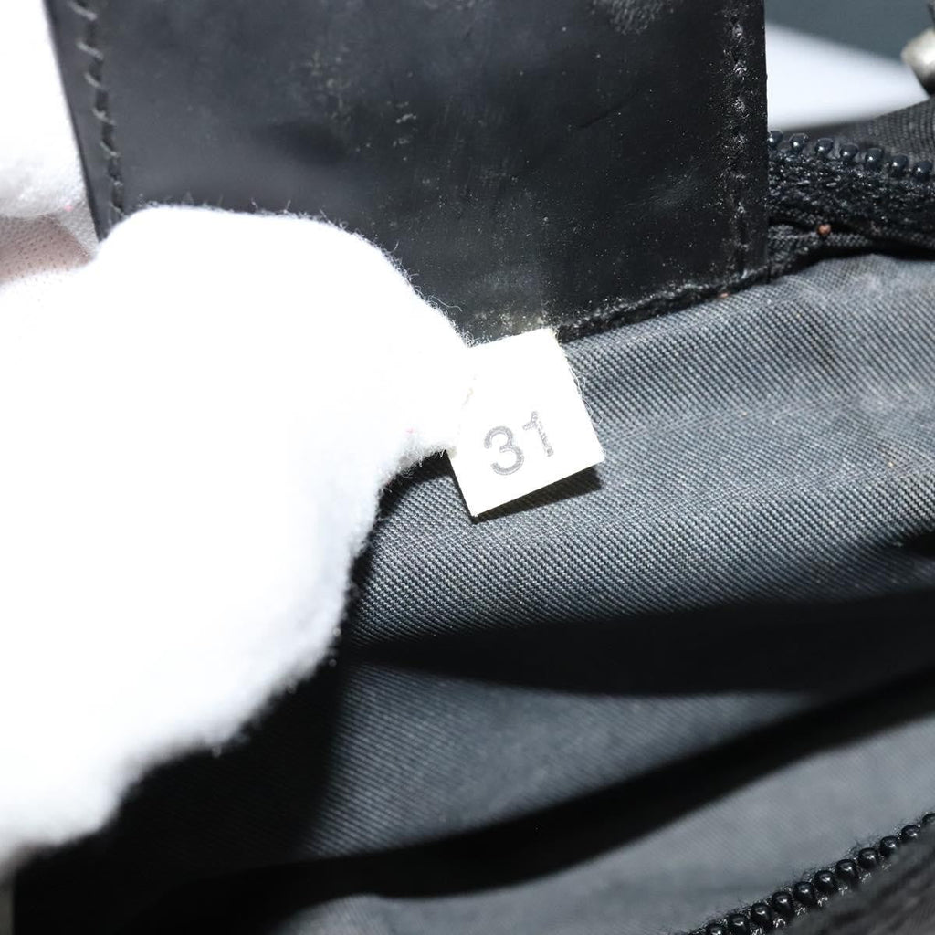 Prada Front Pocket Messenger Bag Tessuto Black Nylon Shoulder Bag Bag (Pre-Owned)