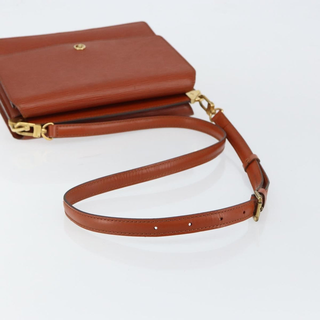 Louis Vuitton Grenelle Shoulder Bag Epi Leather Brown Leather Shoulder Bag Bag (Pre-Owned)