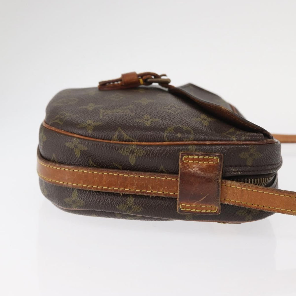 Louis Vuitton Jeune Fille Handbag Monogram Canvas Brown Canvas Shoulder Bag Bag (Pre-Owned)