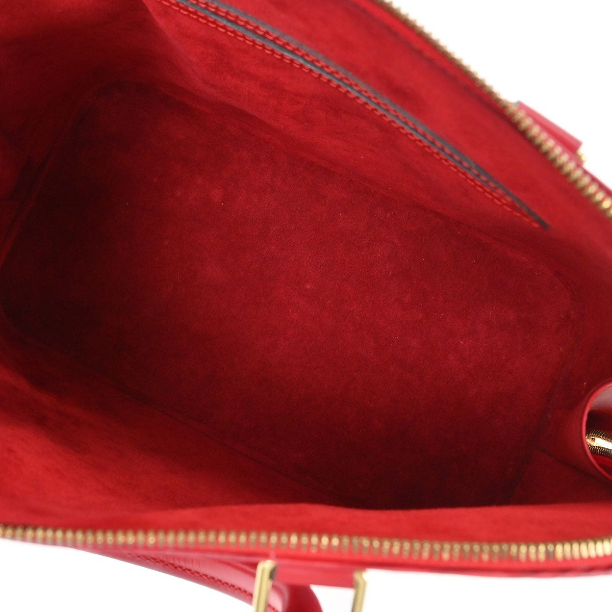 Louis Vuitton Vintage Alma Handbag Epi Leather Red Leather Handbag (Pre-Owned)