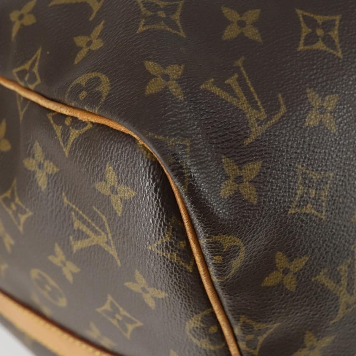 Louis Vuitton Keepall Bandouliere Bag Monogram Canvas Brown Canvas Travel Bag Bag (Pre-Owned)