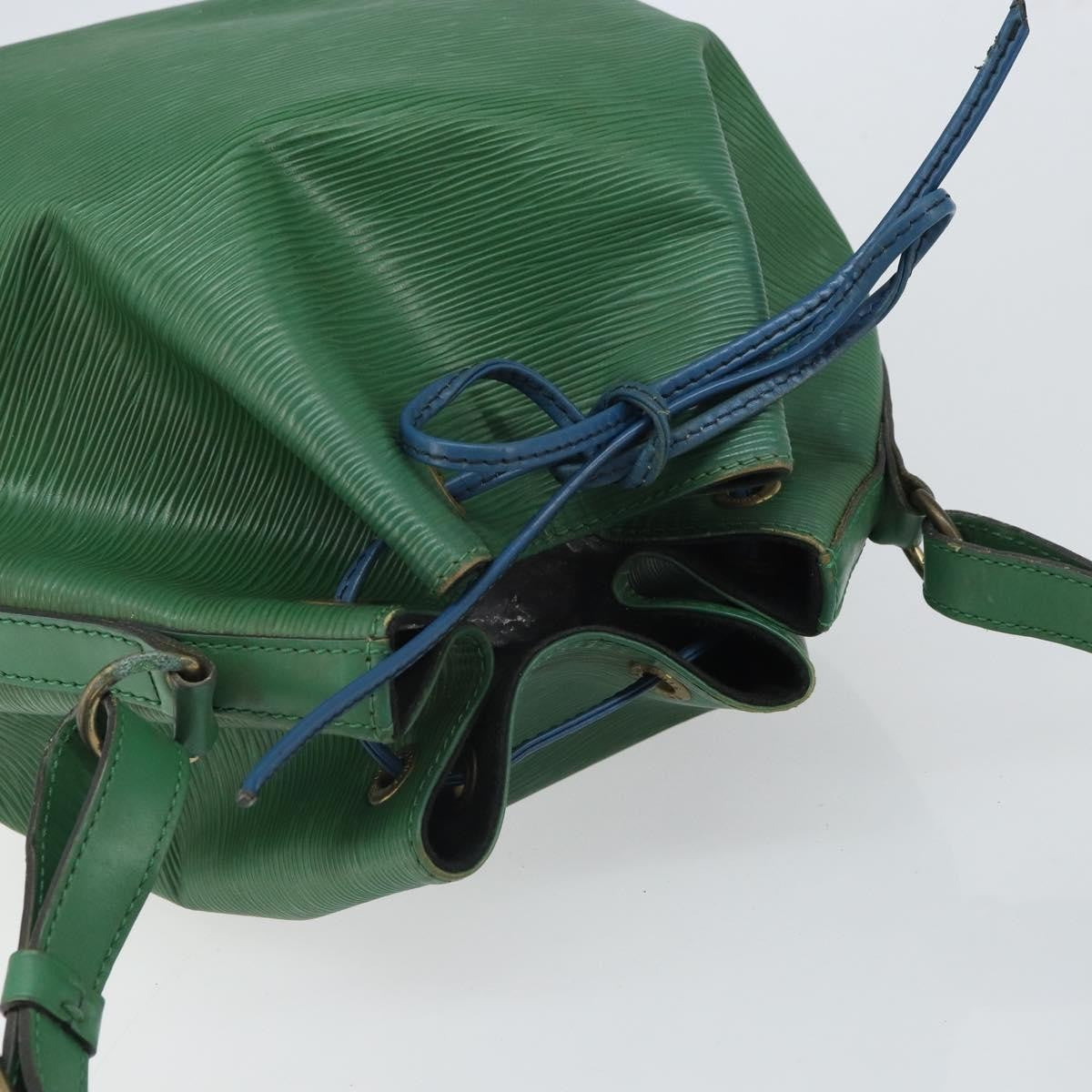 Louis Vuitton Petit Noe Handbag Epi Leather Green Leather Shoulder Bag Bag (Pre-Owned)