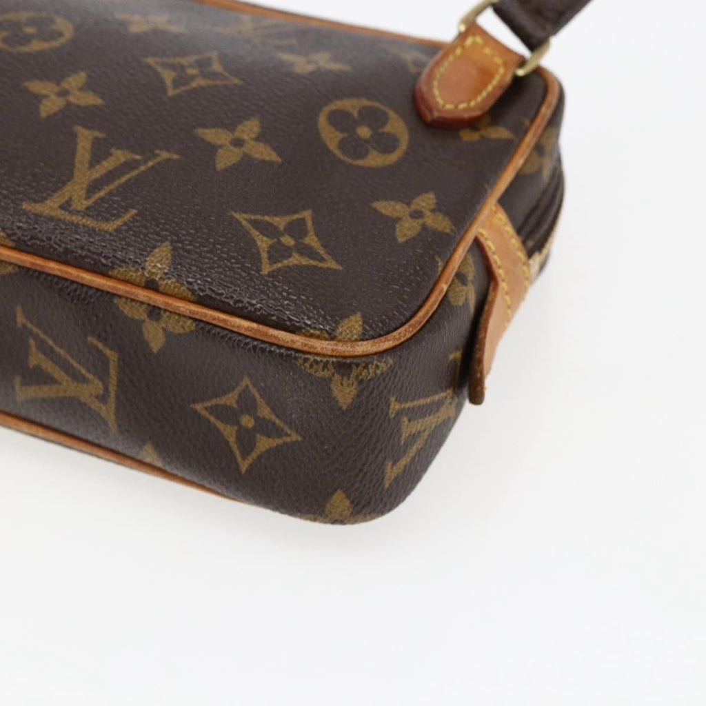 Louis Vuitton Pochette Marly Bandouliere Bag Monogram Canvas Brown Canvas Shoulder Bag Bag (Pre-Owned)