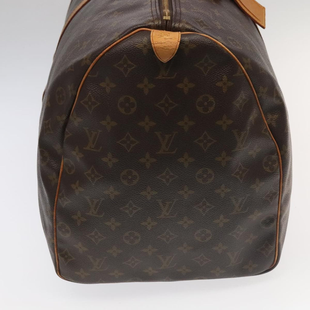 Louis Vuitton Keepall Bag Monogram Canvas Brown Canvas Travel Bag Bag (Pre-Owned)