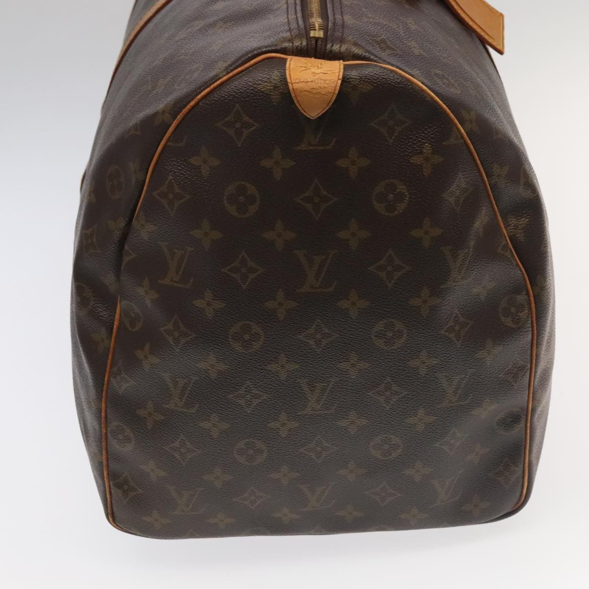 Louis Vuitton Keepall Bag Monogram Canvas Brown Canvas Travel Bag Bag (Pre-Owned)