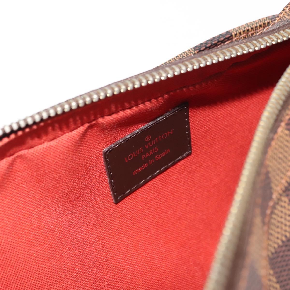 Louis Vuitton Geronimos Waist Bag Damier Brown Canvas Shoulder Bag Bag (Pre-Owned)