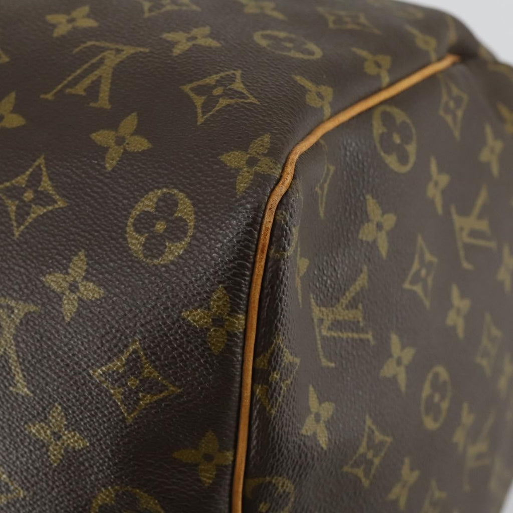Louis Vuitton Keepall Bag Monogram Canvas Brown Canvas Travel Bag Bag (Pre-Owned)