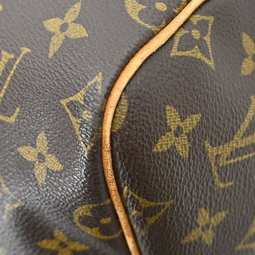 Louis Vuitton Keepall Bag Monogram Canvas Brown Canvas Travel Bag Bag (Pre-Owned)