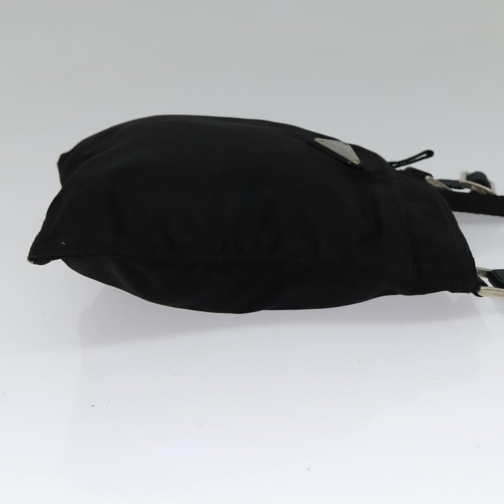 Prada Front Pocket Messenger Bag Tessuto Black Nylon Shoulder Bag Bag (Pre-Owned)
