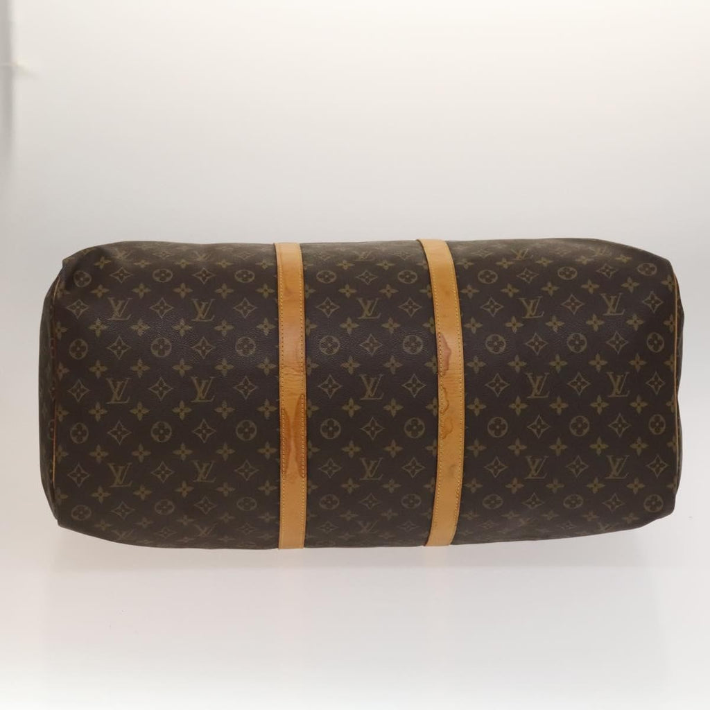 Louis Vuitton Keepall Bag Monogram Canvas Brown Canvas Travel Bag Bag (Pre-Owned)